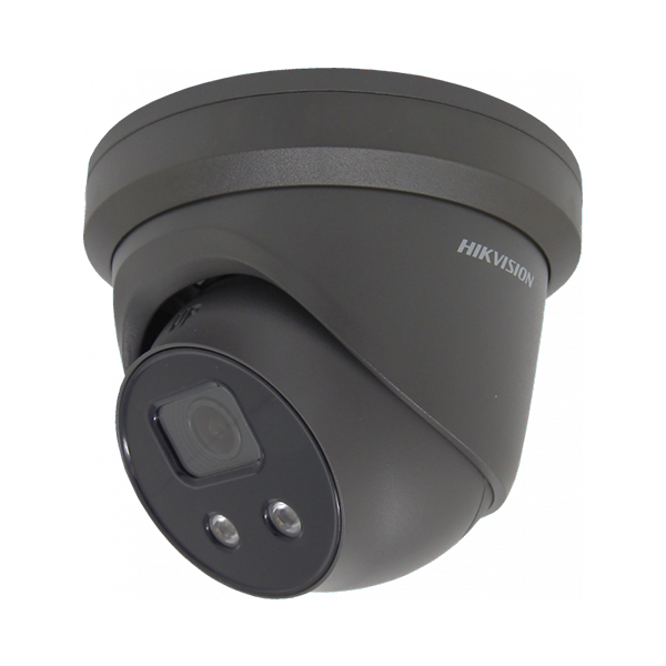 Hikvision DS-2CD2366G2-IU(2.8MM)/GREY(C) Hikvision AcuSense 6MP fixed lens Darkfighter turret camera with IR & built in mic